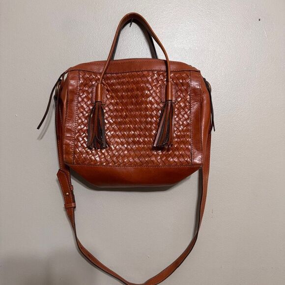 Noonday collection Monterrey leather basket weave bag - Picture 3 of 13